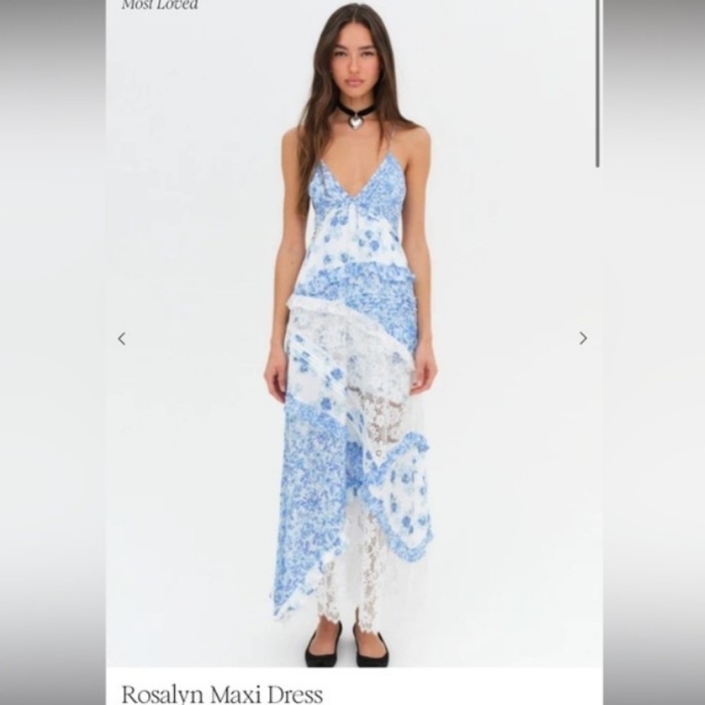 For love and lemons Rosalyn Maxi dress